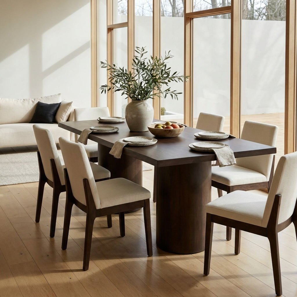 Halden Dining Table | Recycled neem wood | Seats 8 to 10