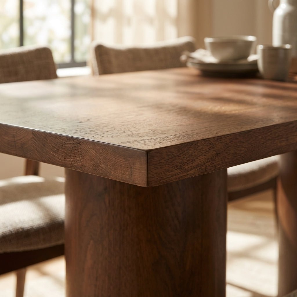 Halden Dining Table | Recycled neem wood | Seats 8 to 10