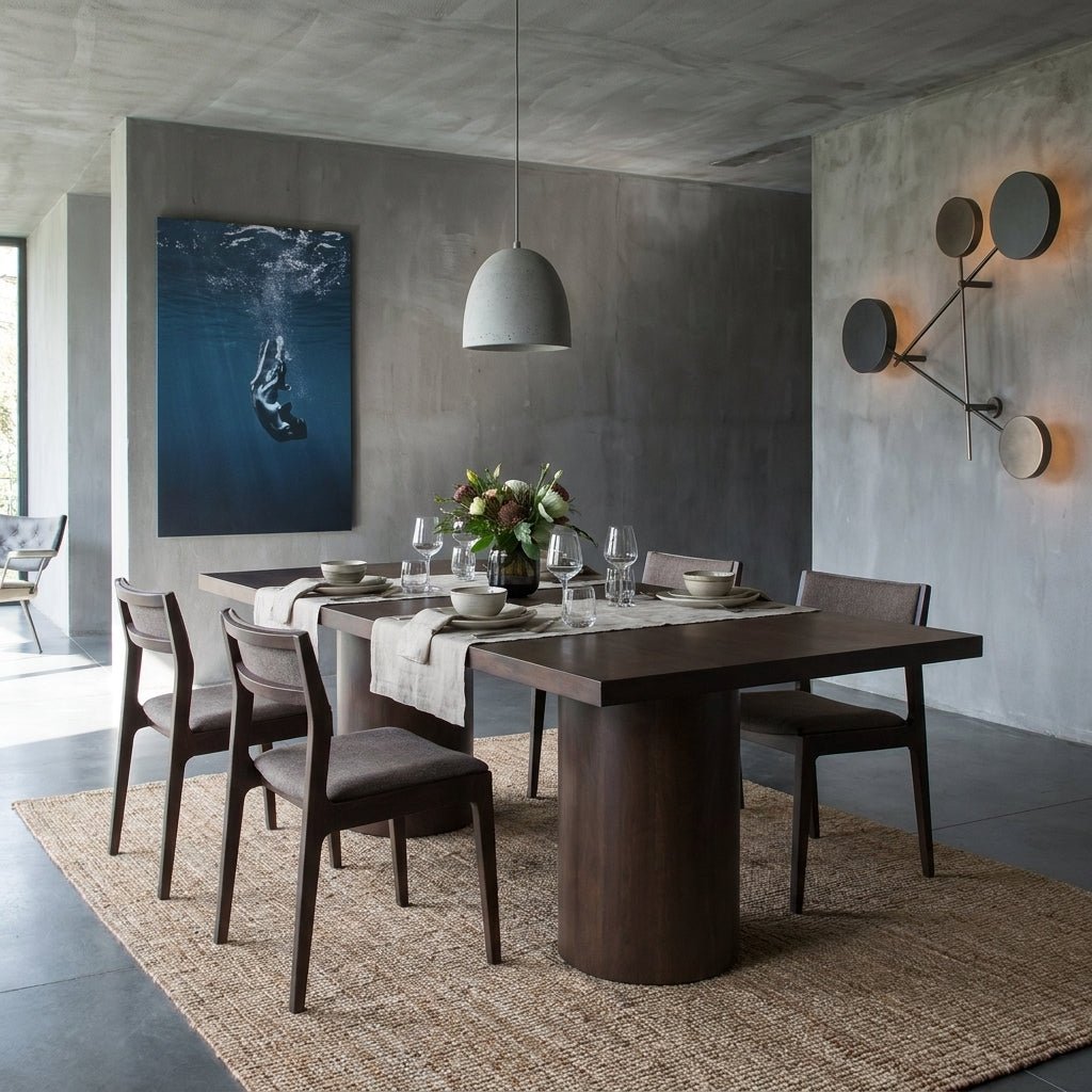 Halden Dining Table | Recycled neem wood | Seats 8 to 10