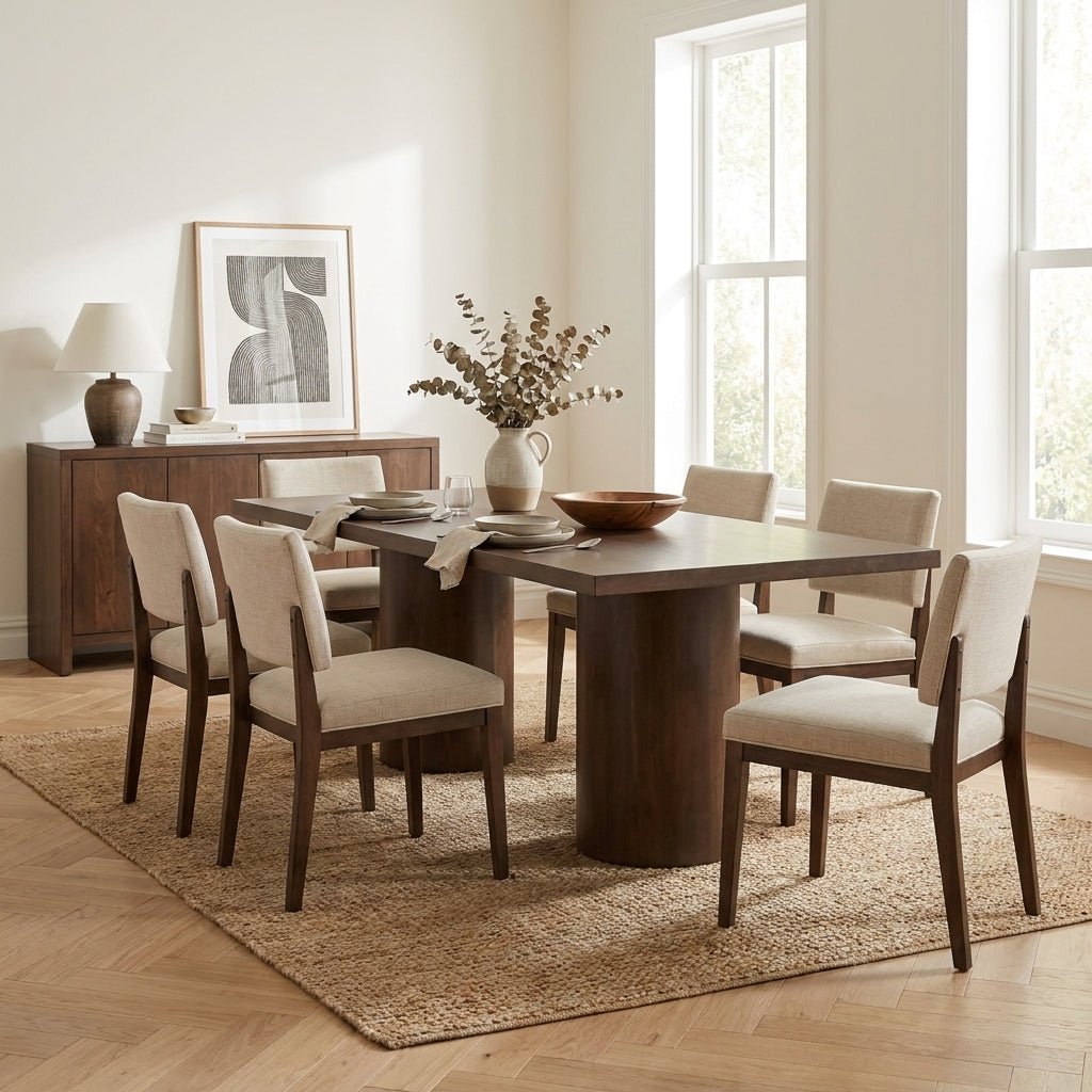 Halden Dining Table | Recycled neem wood | Seats 8 to 10