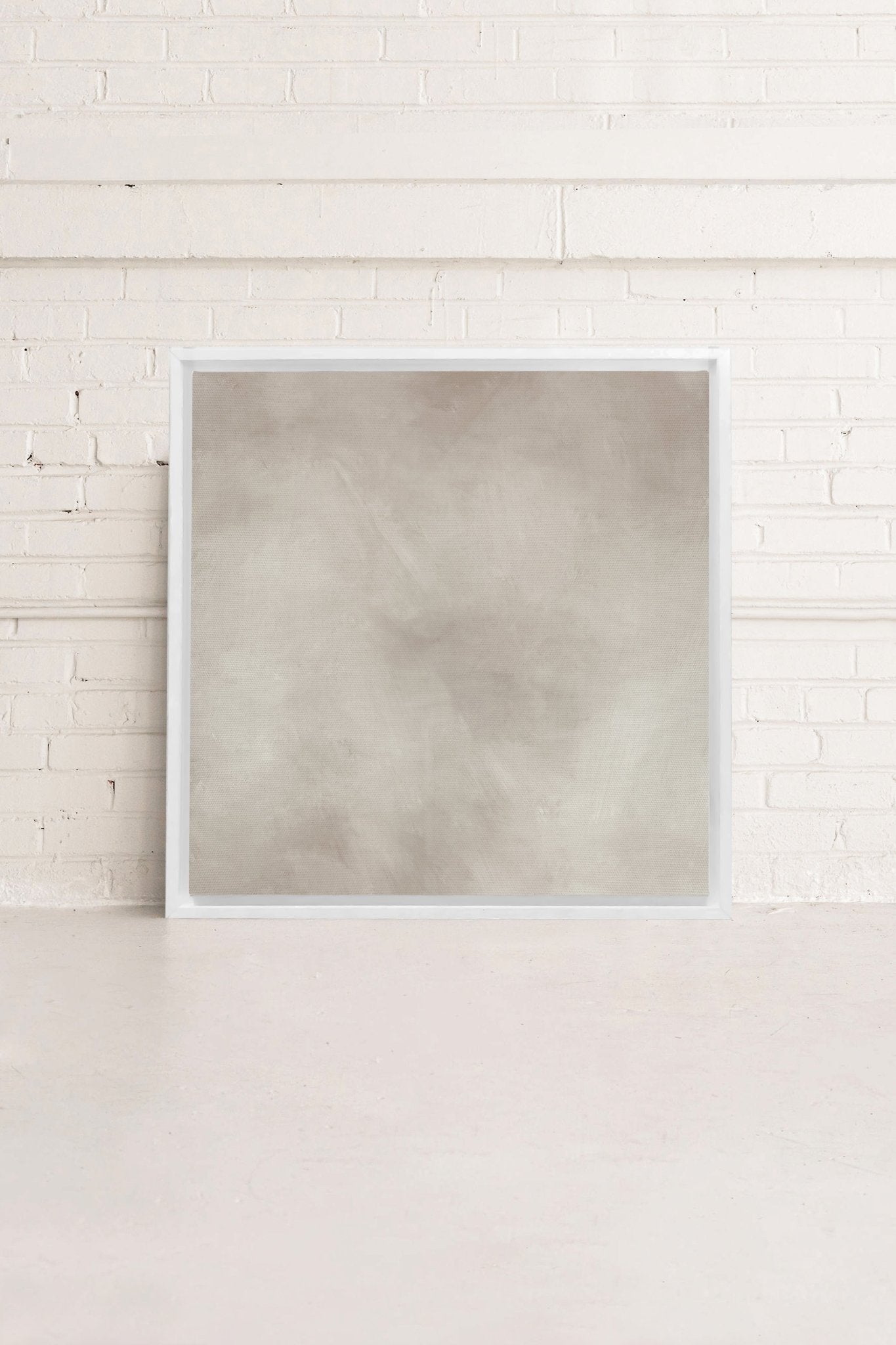 HAZES, Oeuvre sur toile étirée - Les Trouvailles de JustineDernière chanceOleka Canvas18x18Blanc