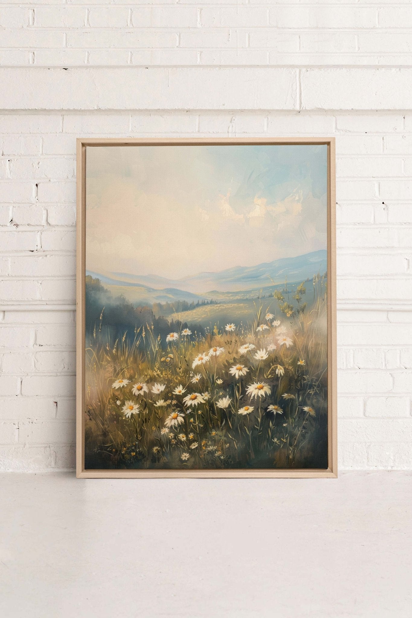 HILLSIDE HARMONY, Oeuvre sur toile étirée - Les Trouvailles de JustinecanvasOleka Canvas9x12Bois naturel