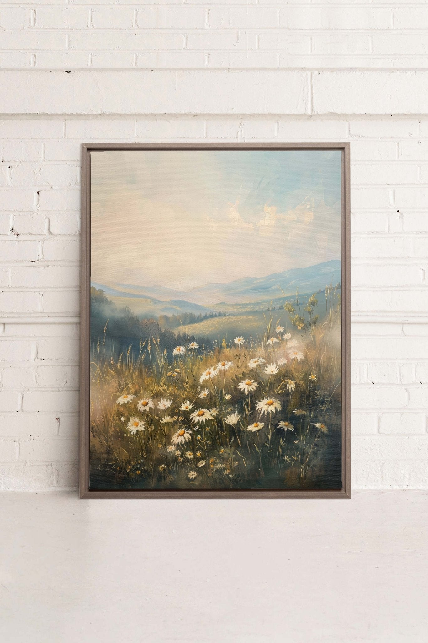 HILLSIDE HARMONY, Oeuvre sur toile étirée - Les Trouvailles de JustinecanvasOleka Canvas9x12Bois Oak