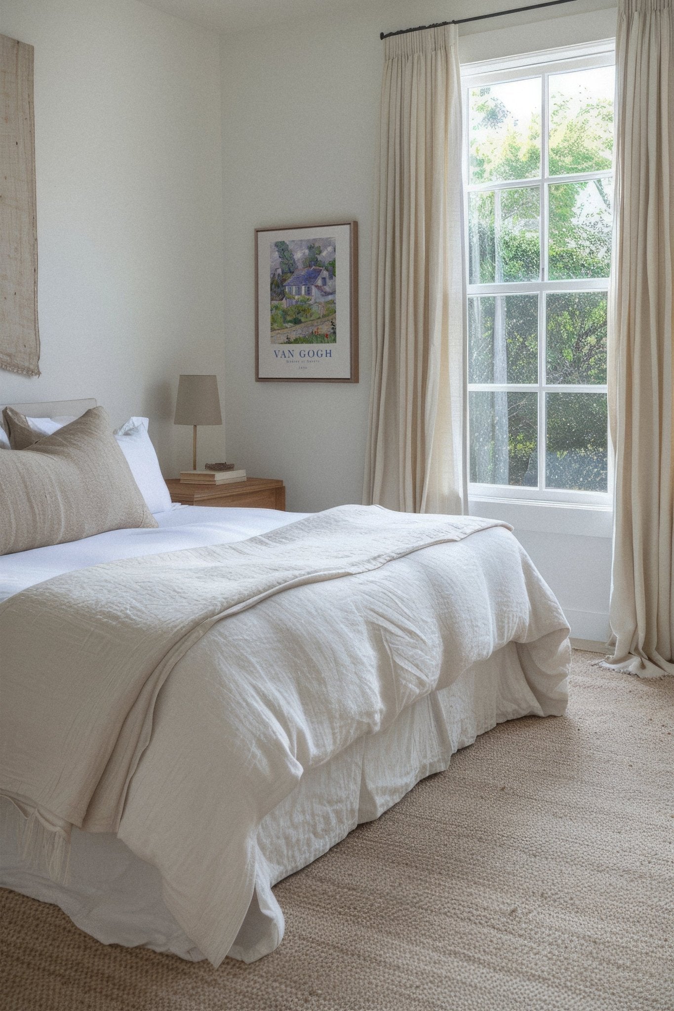 HOUSES AT AUVERS, Oeuvre sur toile étirée - Les Trouvailles de JustinecanvasOleka Canvas12x16Bois Oak