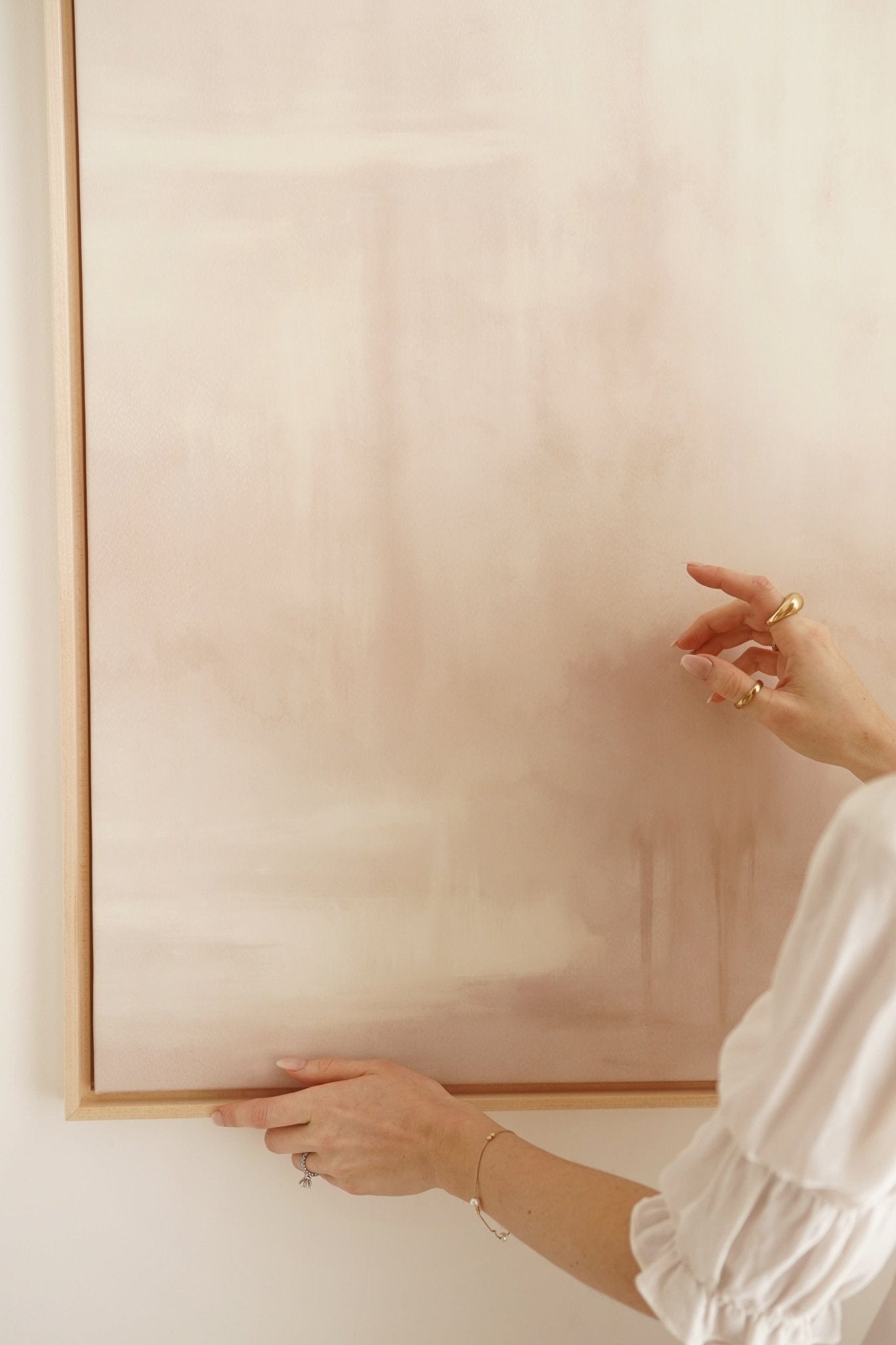 ILLUMI, Oeuvre sur toile étirée - Les Trouvailles de JustineDernière chanceOleka Canvas9x12Bois naturel