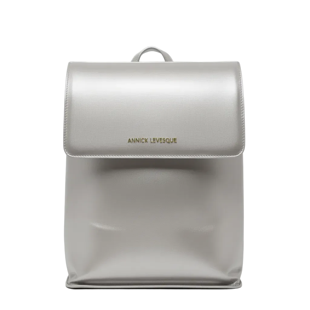Sac à dos Antoinette en cuir perlé pour ordinateur portable