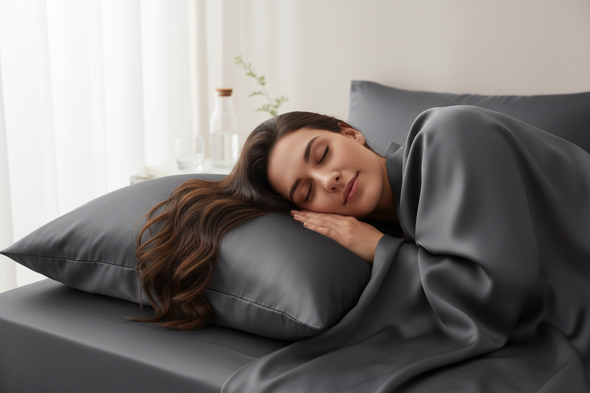 Taie d’oreiller en soie de mûrier 100 % | 22 Momme | 6A | OEKO-TEX®