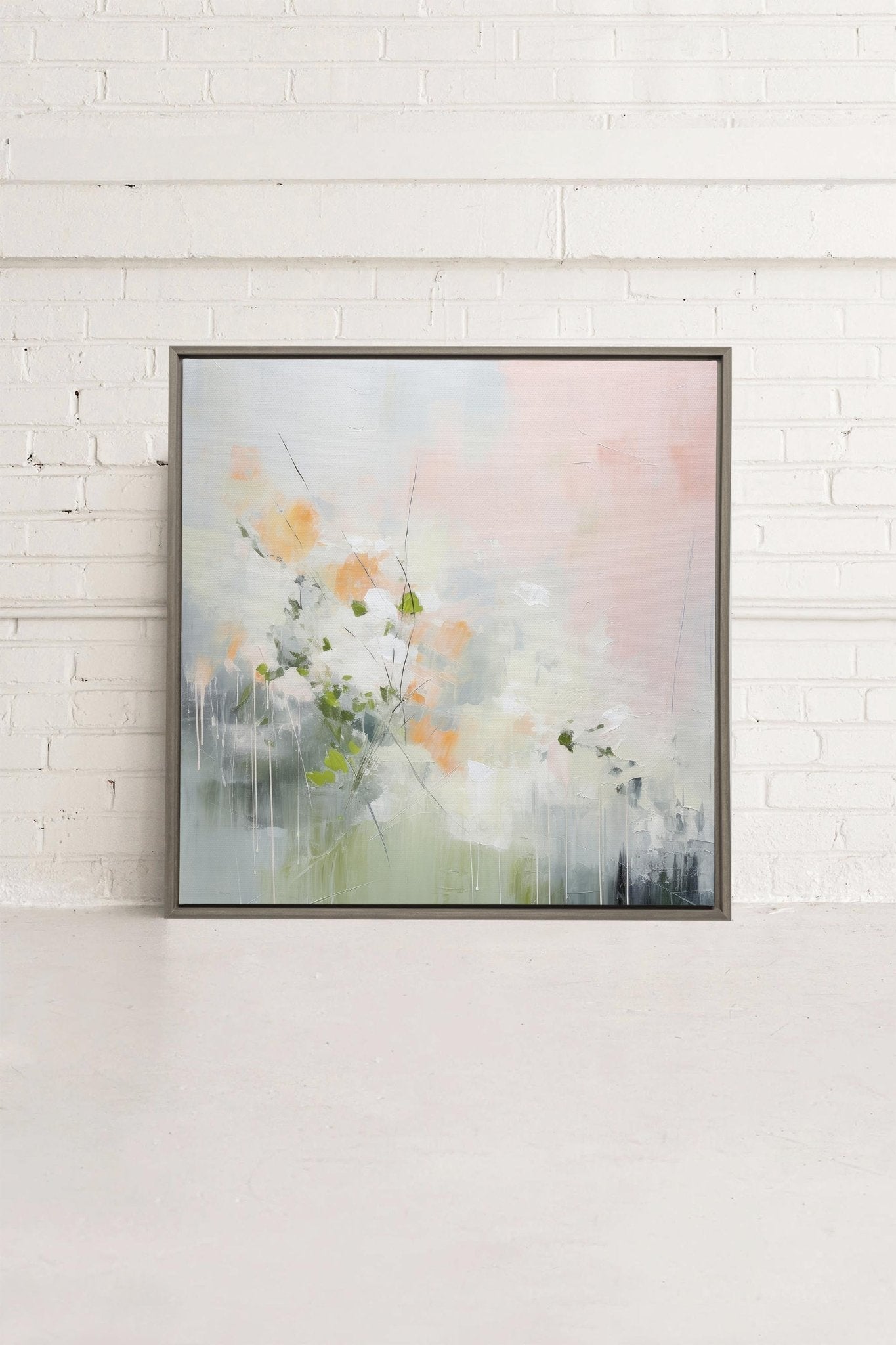 INFINITE PERSPECTIVES, Oeuvre sur toile étiré - Les Trouvailles de JustineDernière chanceOleka Canvas18x18Bois Oak