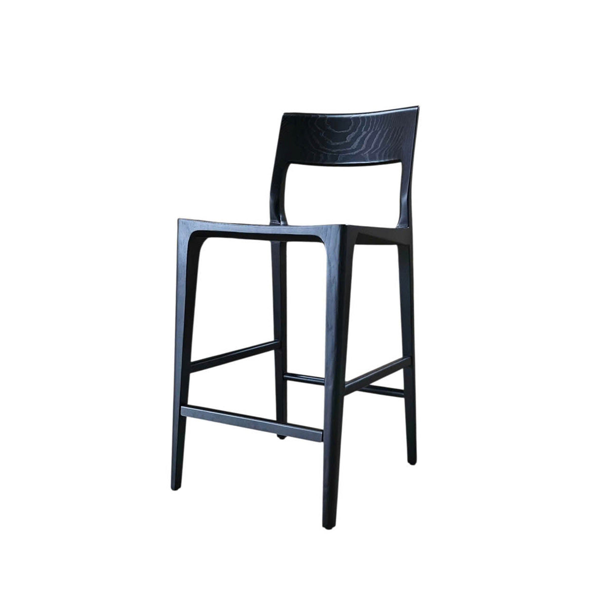 Tabouret de comptoir Jarvis | Frêne massif | 3 finis disponibles