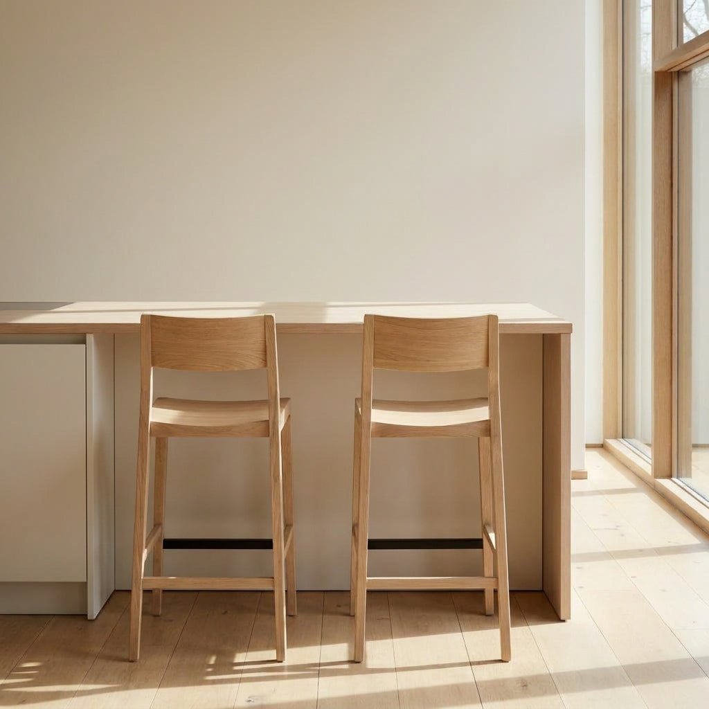 Tabouret de comptoir Jarvis | Frêne massif | 3 finis disponibles