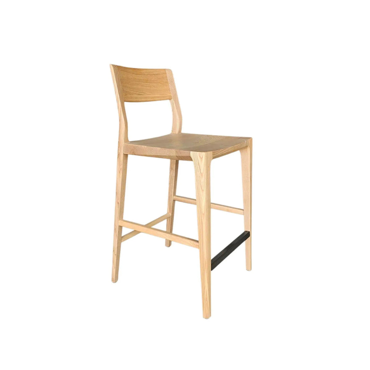 Tabouret de comptoir Jarvis | Frêne massif | 3 finis disponibles