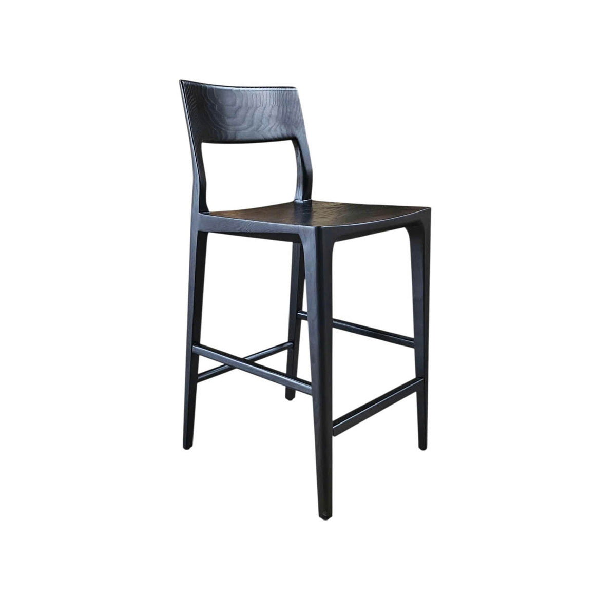 Tabouret de comptoir Jarvis | Frêne massif | 3 finis disponibles