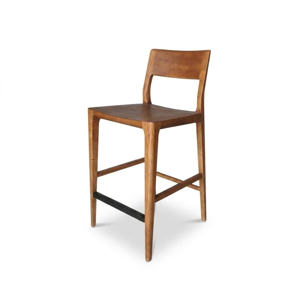Tabouret de comptoir Jarvis | Frêne massif | 3 finis disponibles