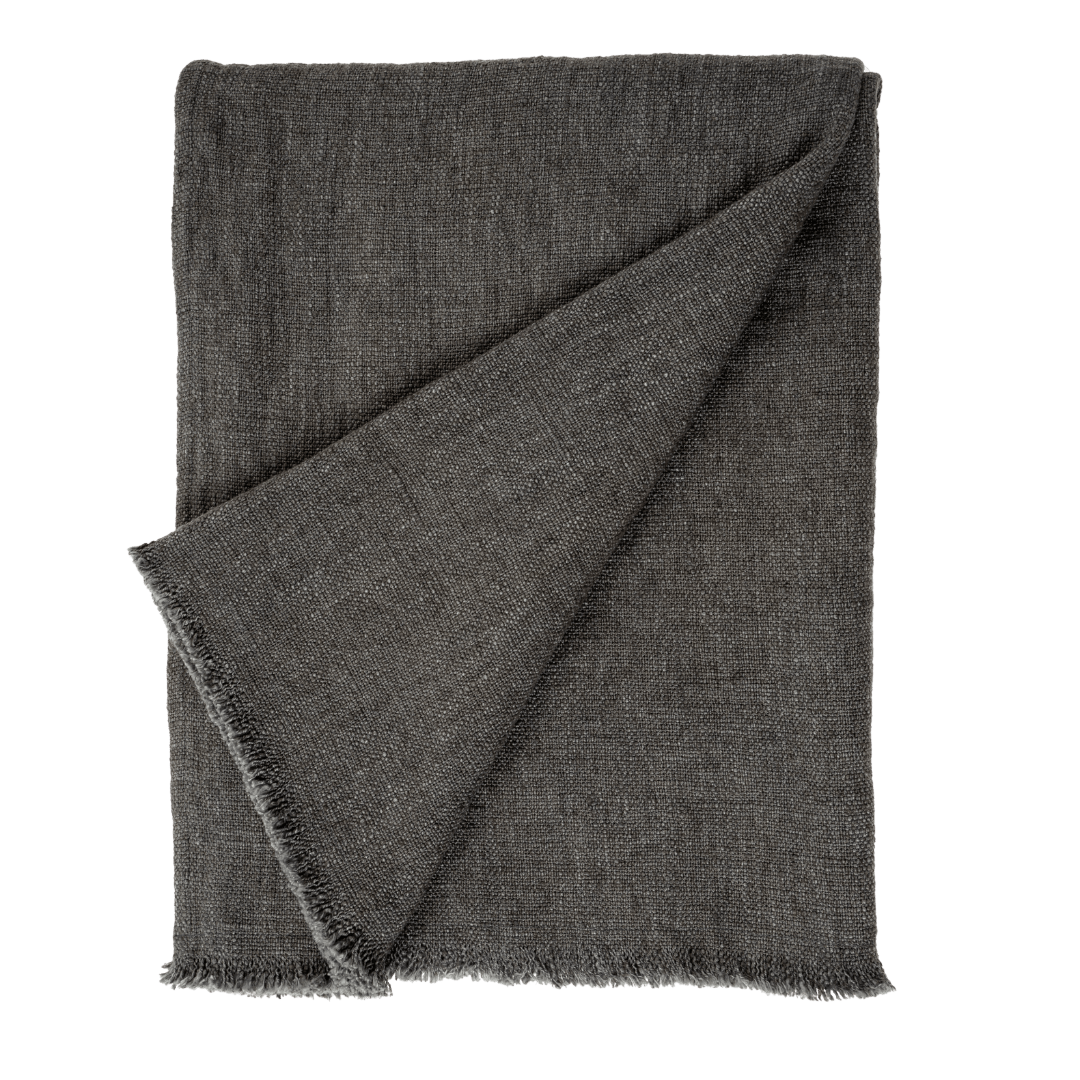 Jeté de Lit Selena | 190 x 140 cm | Anthracite - Les Trouvailles de JustineIndaba Home