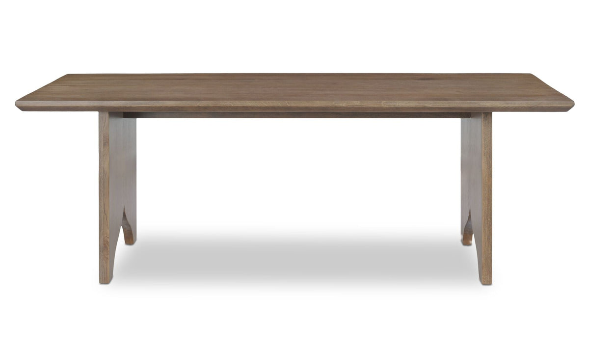 Table de salle à manger Larkin | Chêne massif et fer | 6 à 8 places