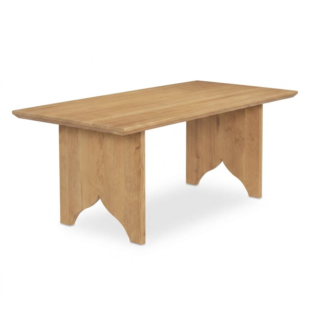 Table de salle à manger Larkin | Chêne massif et fer | 6 à 8 places