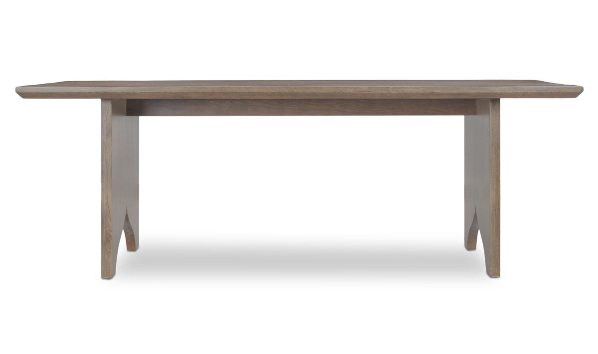 Table de salle à manger Larkin | Chêne massif et fer | 6 à 8 places