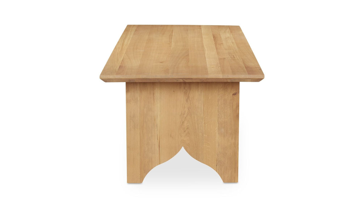 Table de salle à manger Larkin | Chêne massif et fer | 6 à 8 places