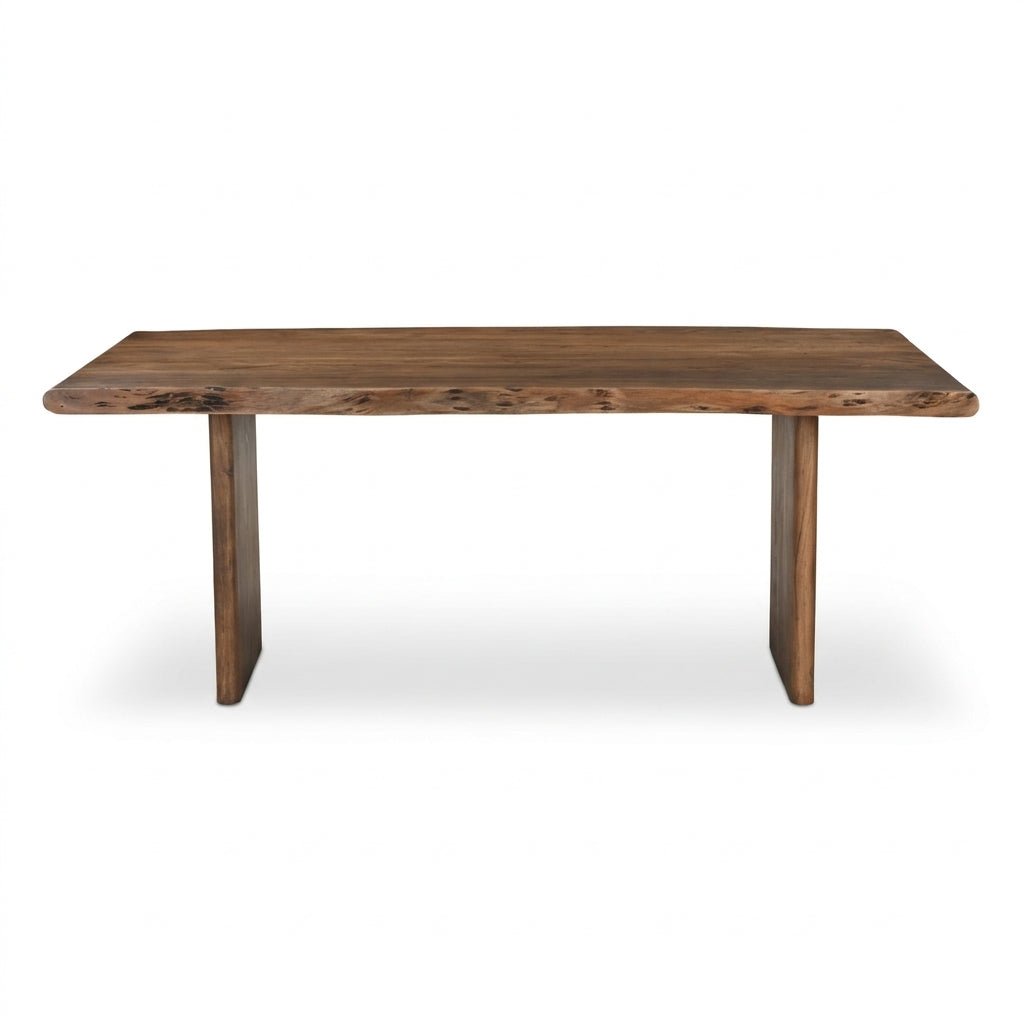 Table de salle à manger Lena | Acacia massif brun | 6 places