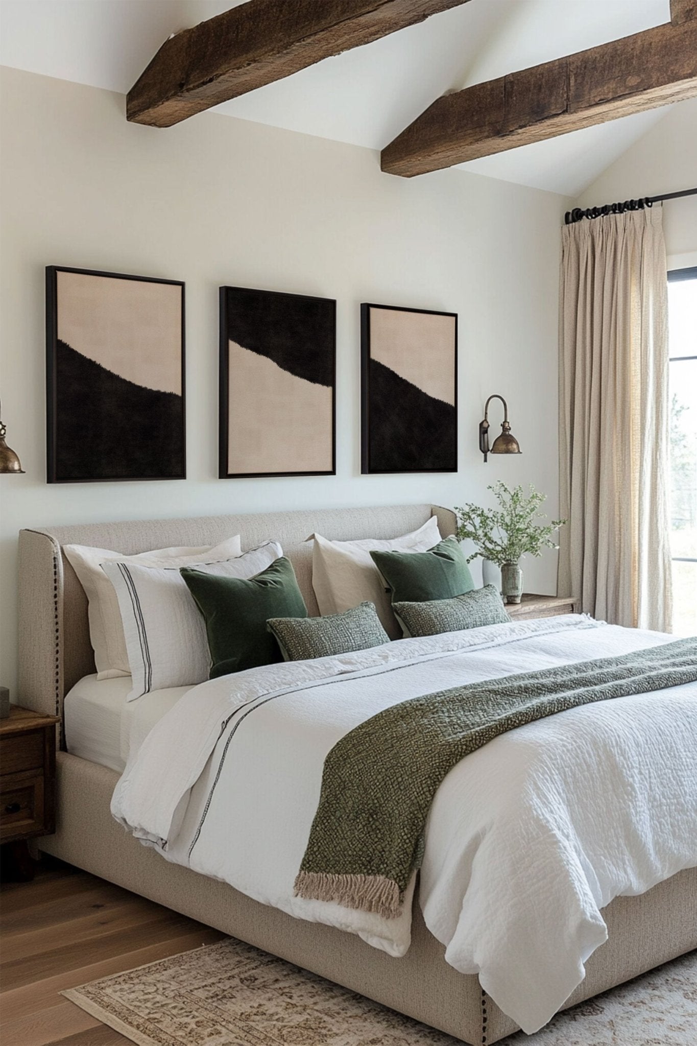 LUXE TRIO (3 Oeuvres sur toile étirée) - Les Trouvailles de JustineDuo & TrioOleka Canvas3 toiles 9x12Noir
