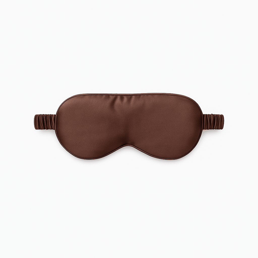 Masque de sommeil en soie | 100 % soie de mûrier | Protection et confort pour les yeux | Health Hut - Les Trouvailles de JustineHealth HutMarron Cacao