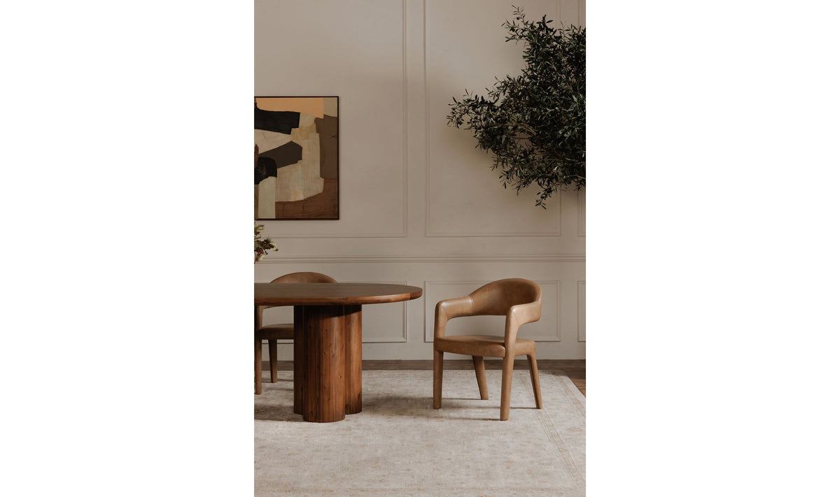 Chaise de salle à manger Miles | Dossier enveloppant | 5 options de revêtement