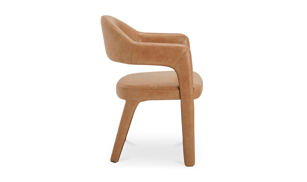 Chaise de salle à manger Miles | Dossier enveloppant | 5 options de revêtement