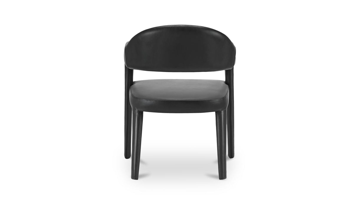 Chaise de salle à manger Miles | Dossier enveloppant | 5 options de revêtement