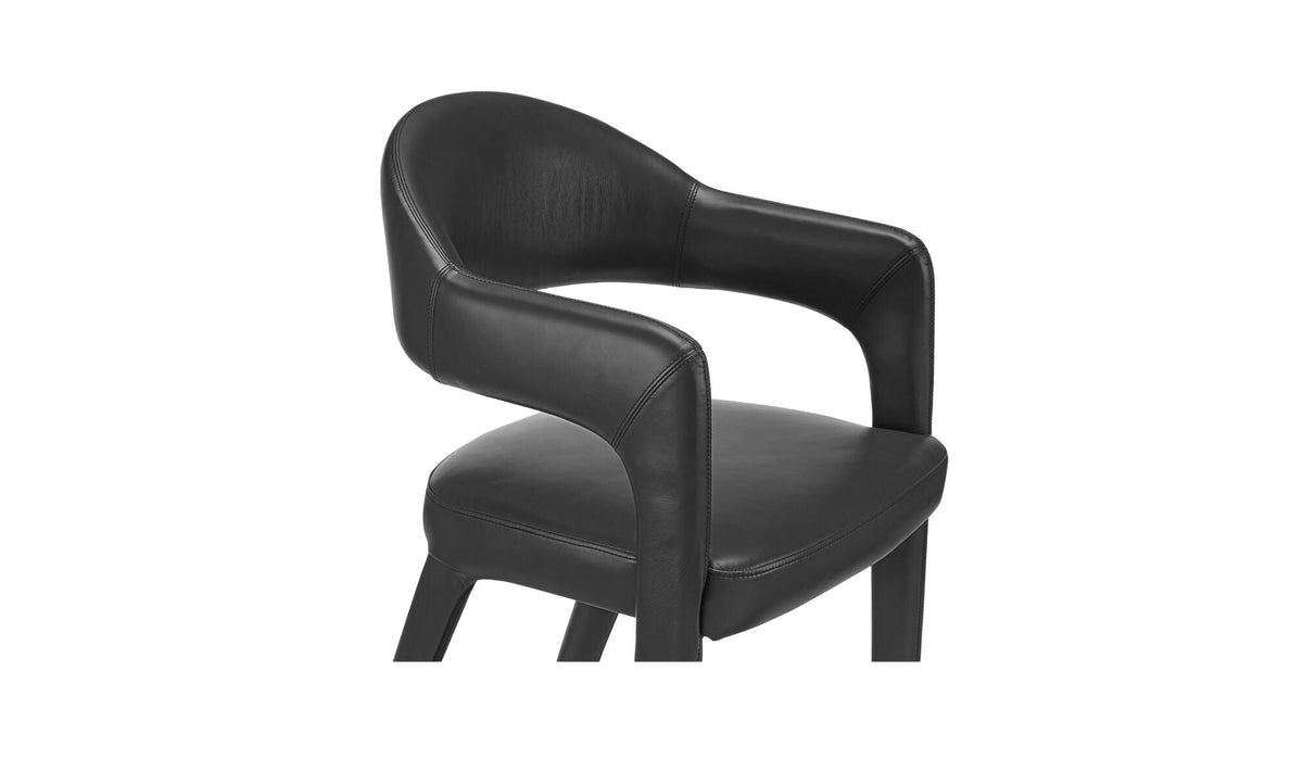 Chaise de salle à manger Miles | Dossier enveloppant | 5 options de revêtement