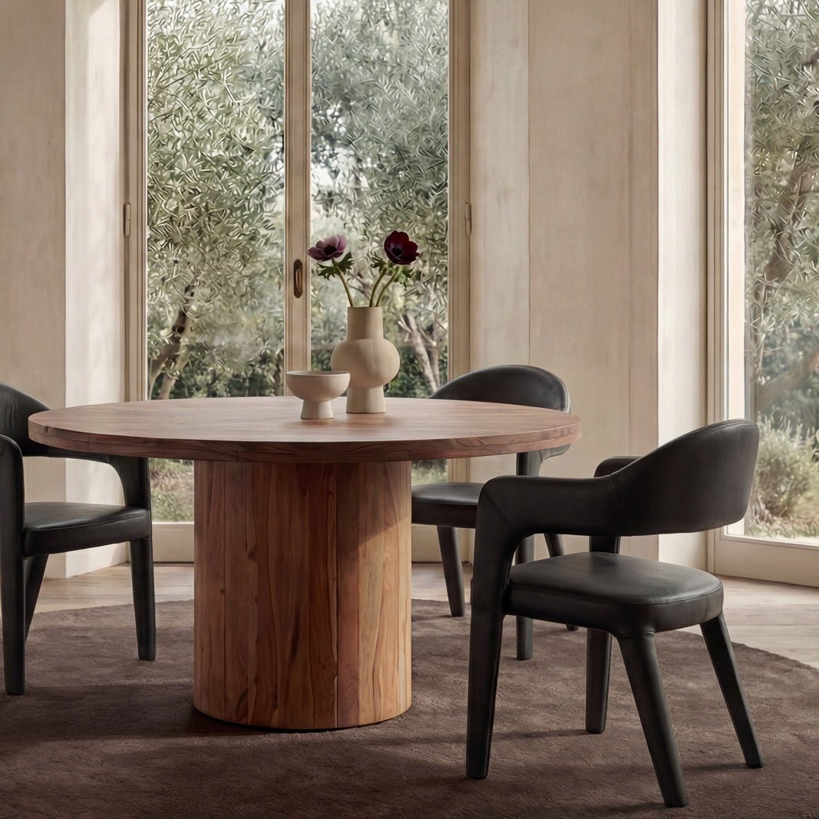 Chaise de salle à manger Miles | Dossier enveloppant | 5 options de revêtement