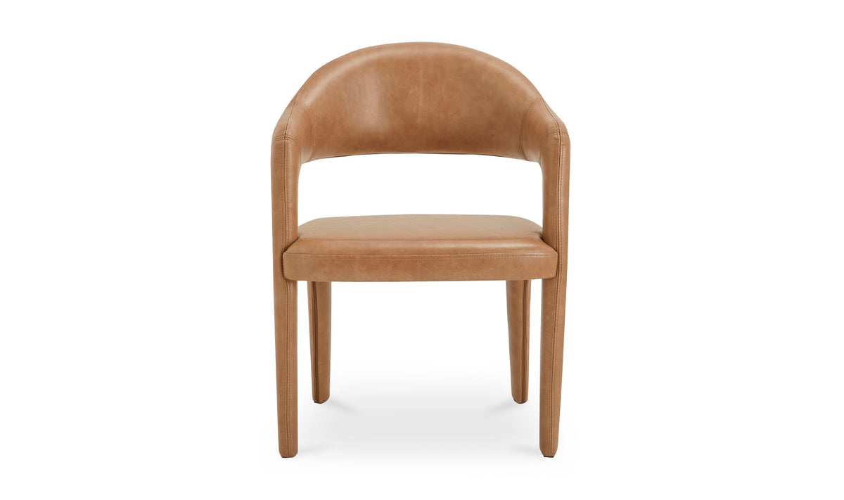Chaise de salle à manger Miles | Dossier enveloppant | 5 options de revêtement