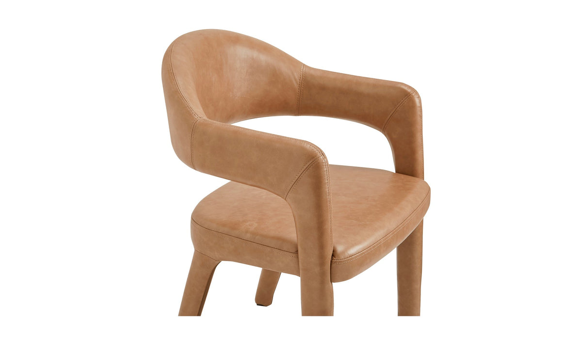 Chaise de salle à manger Miles | Dossier enveloppant | 5 options de revêtement