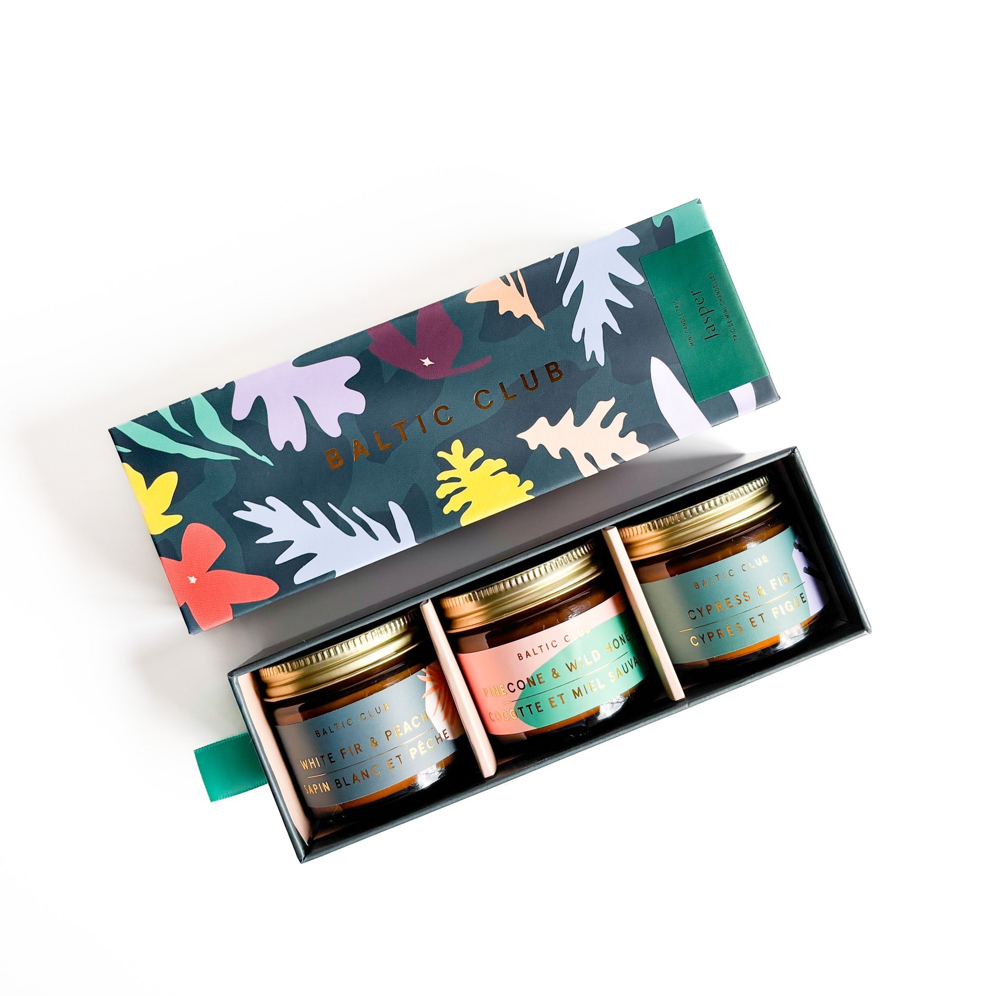 Mini Candle Trio Jasper - Gift set