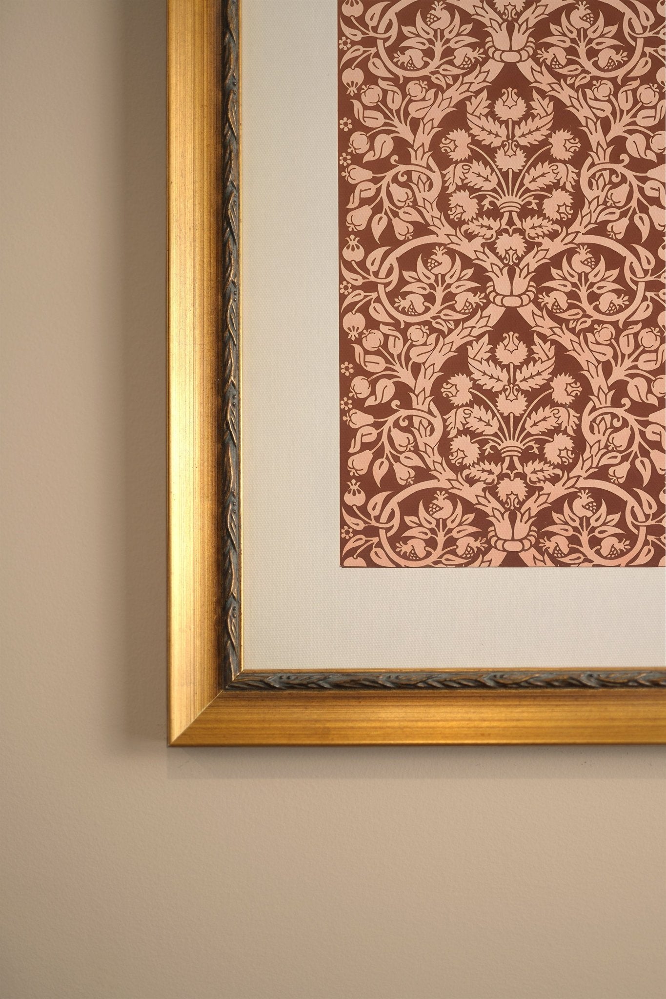 MOTIF ANCIEN, CADRE VINTAGE OR - Les Trouvailles de JustineCadre VintageOleka Canvas9x12Or