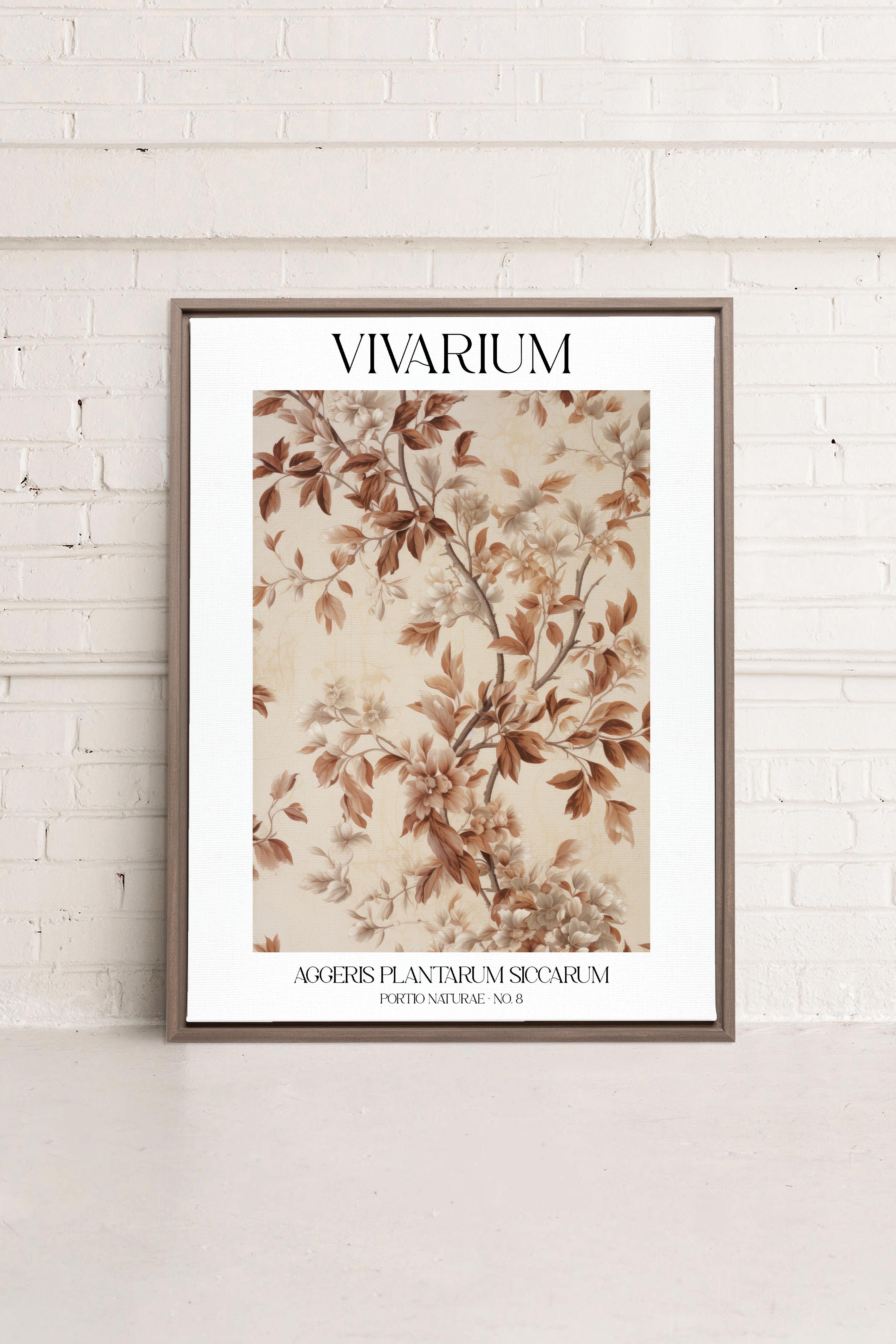 DRIED GARDEN, Oeuvre sur toile étiré