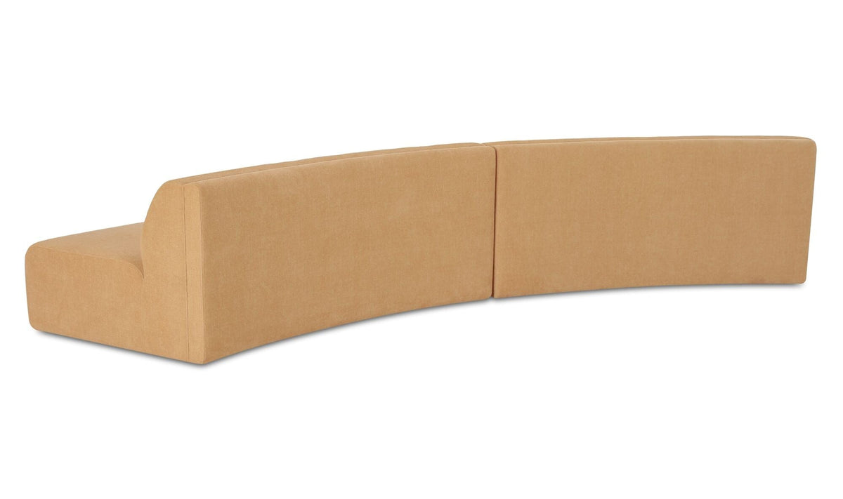 Sectionnel modulaire Naomi | Formes courbes | 2 configurations | 2 couleurs
