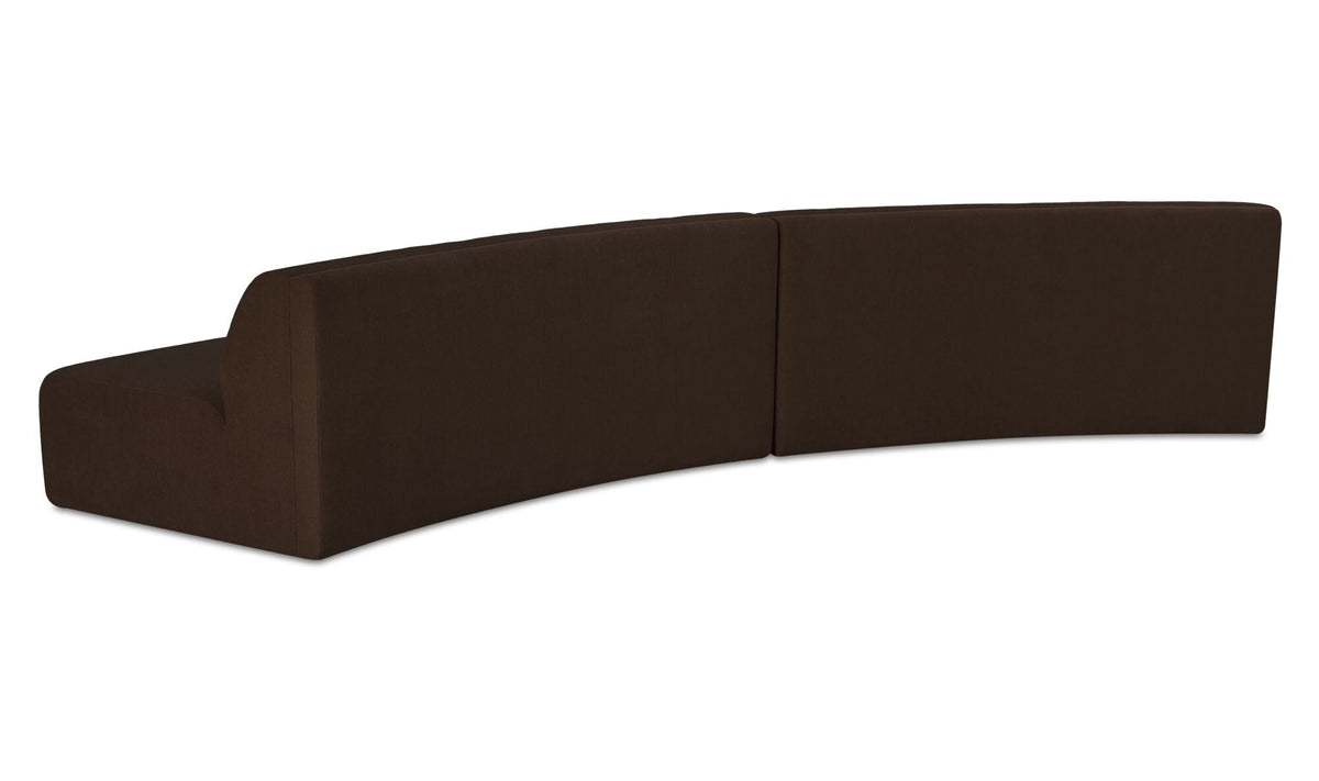 Sectionnel modulaire Naomi | Formes courbes | 2 configurations | 2 couleurs