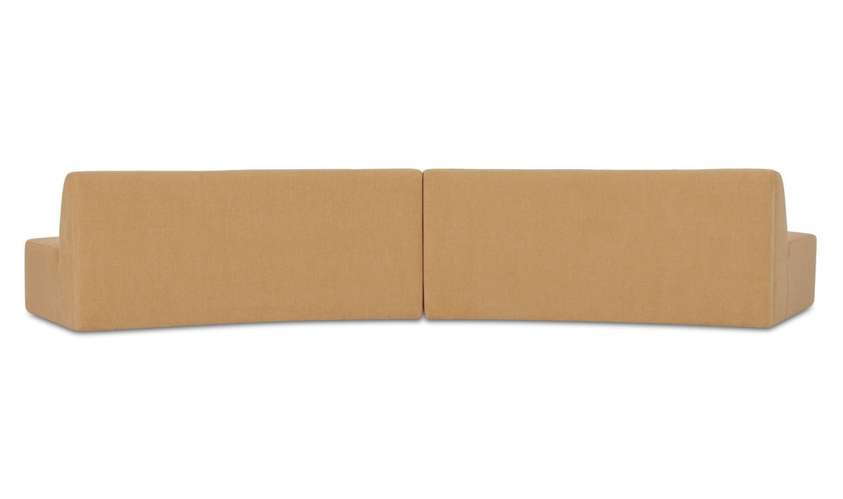 Sectionnel modulaire Naomi | Formes courbes | 2 configurations | 2 couleurs