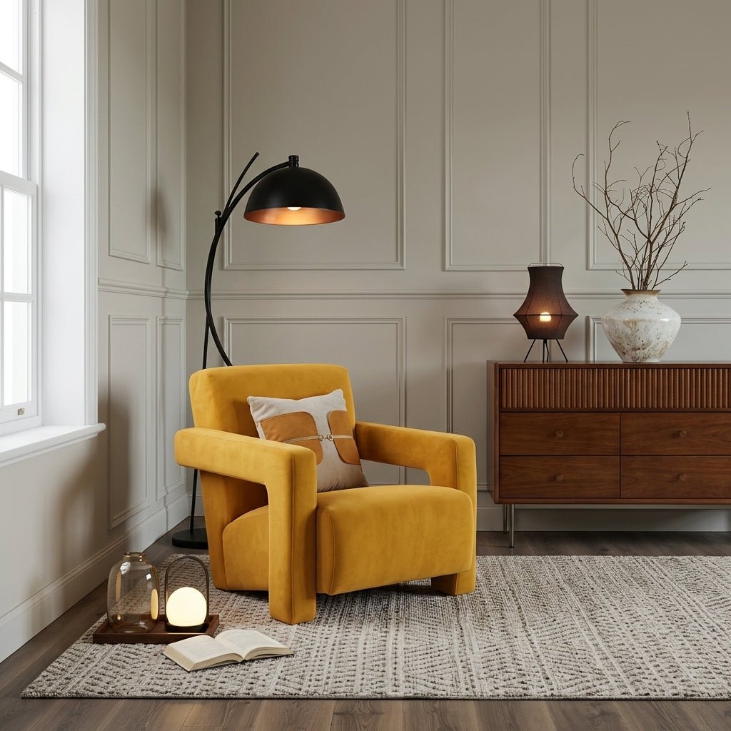 Fauteuil Naples | Bois massif | Tissu respirant | Fait à la commande
