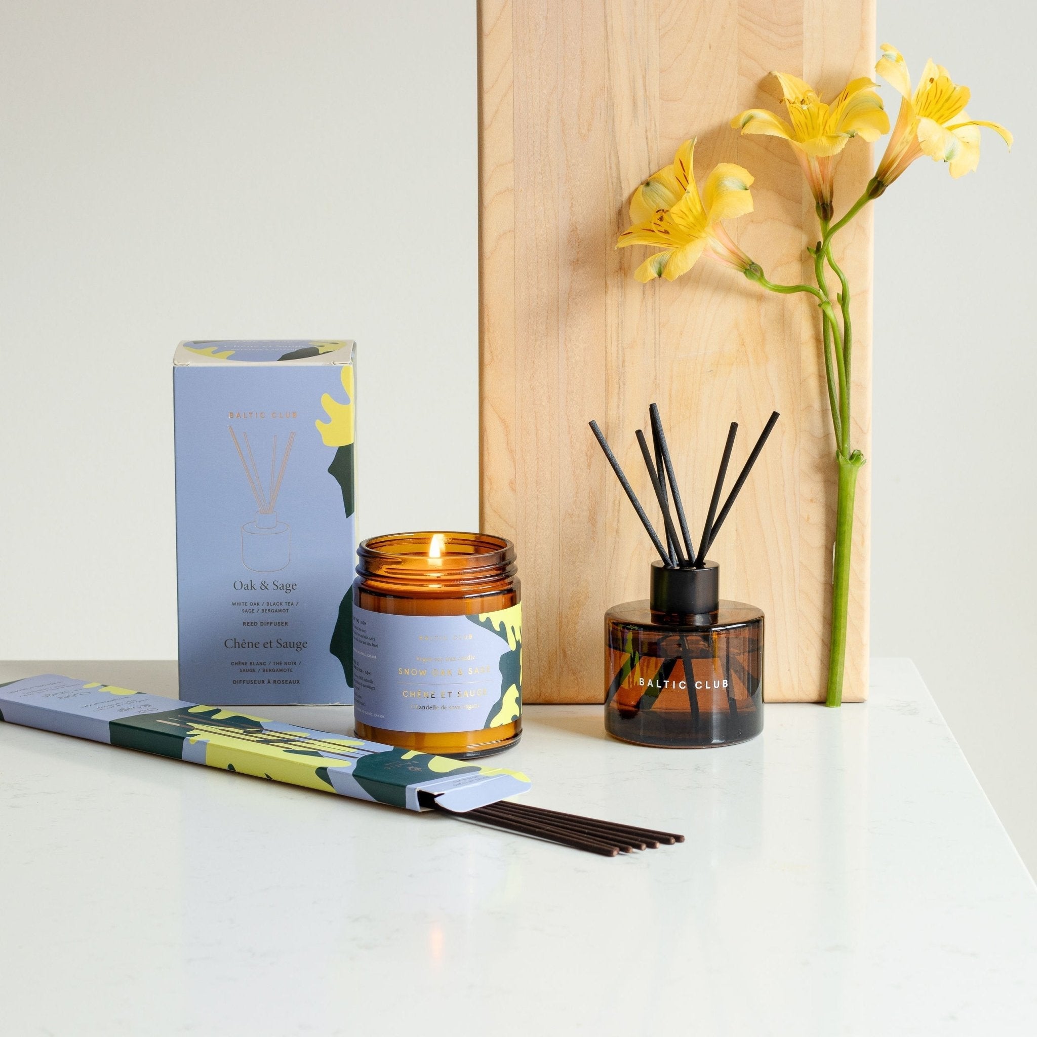 Oak & Sage Reed Diffuser | Handmade | 100 ml