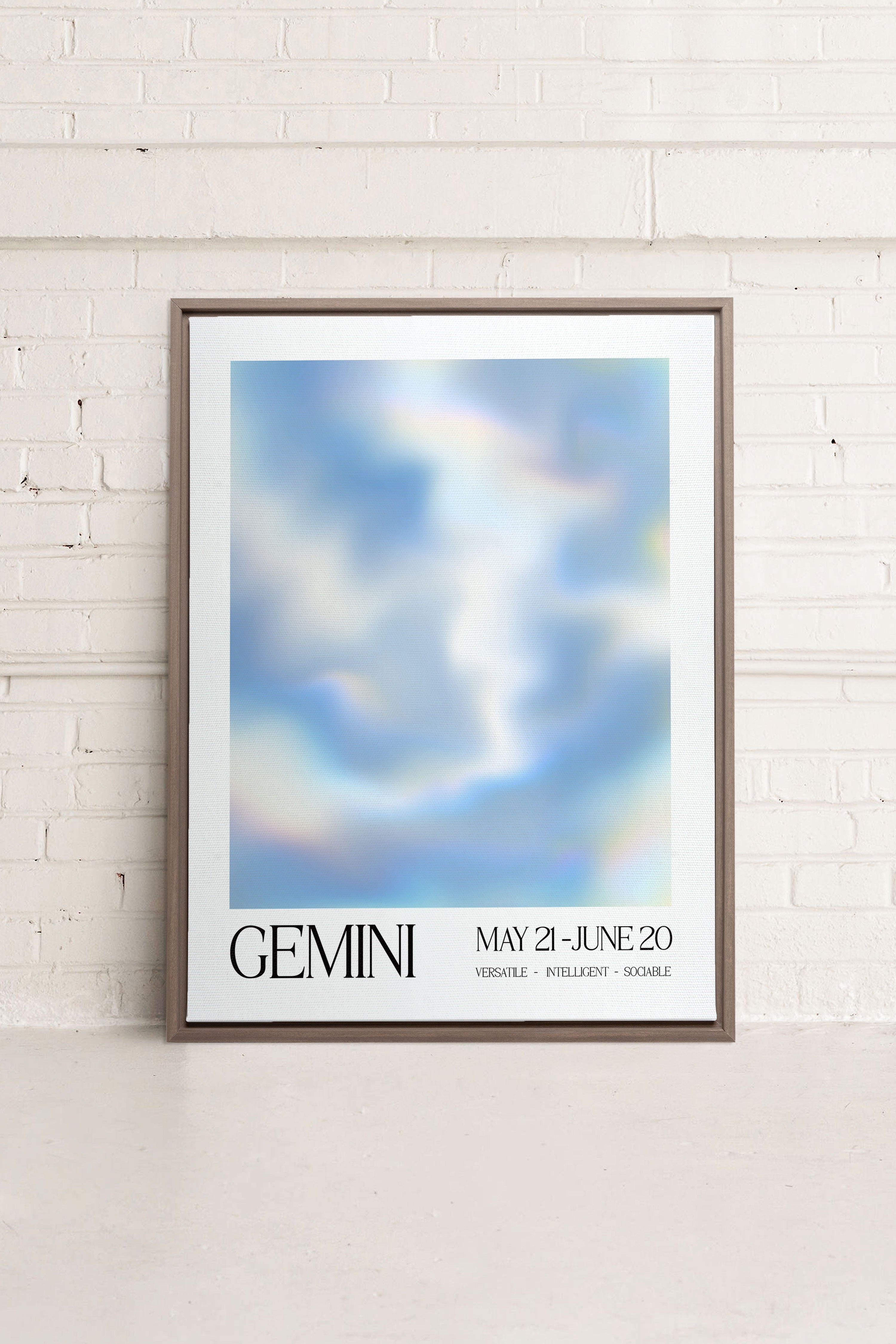 GEMINI, Oeuvre sur toile étirée
