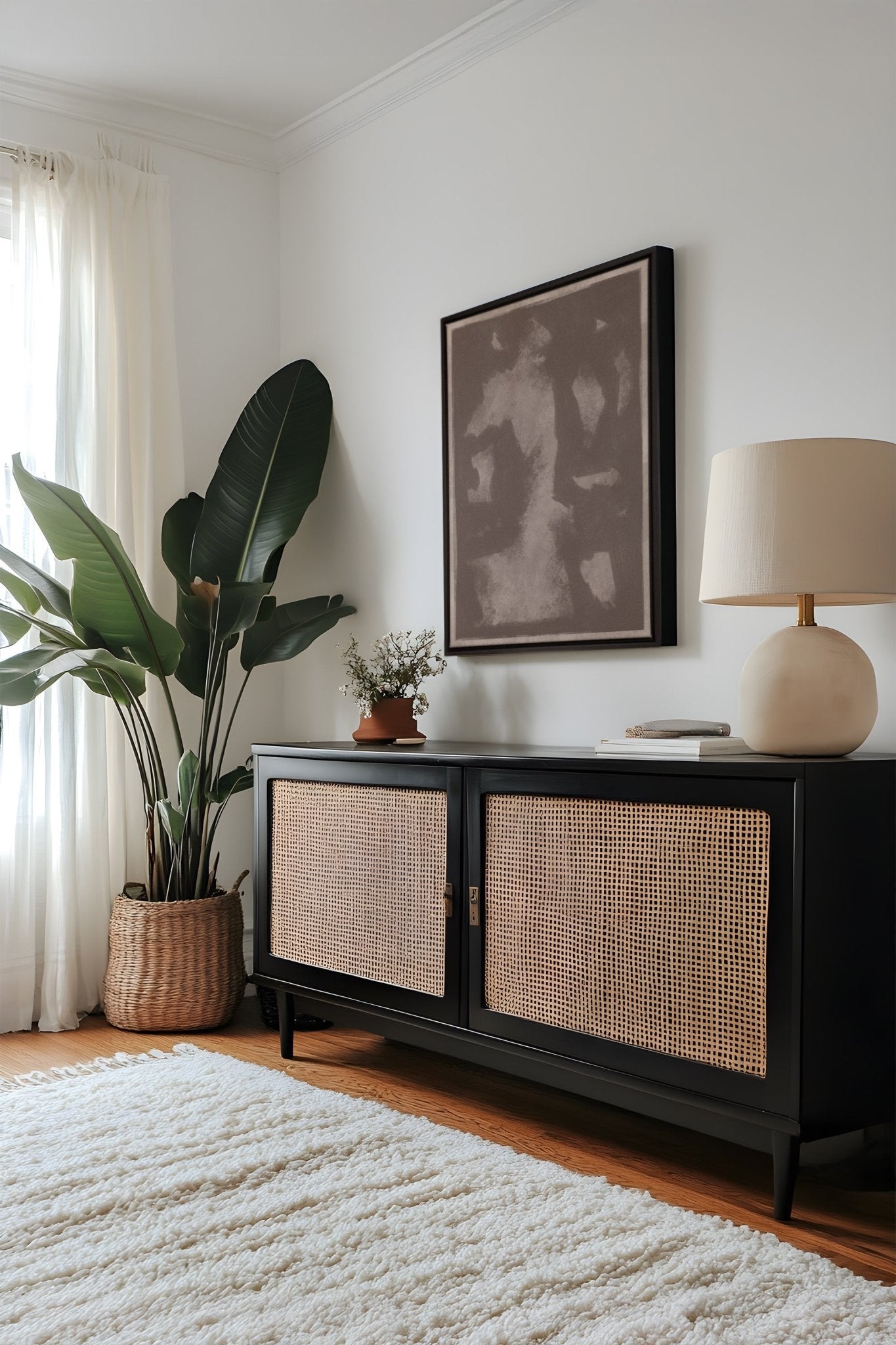 OMBRE MURALE, Oeuvre sur toile étirée - Les Trouvailles de JustinecanvasOleka Canvas12x16Noir