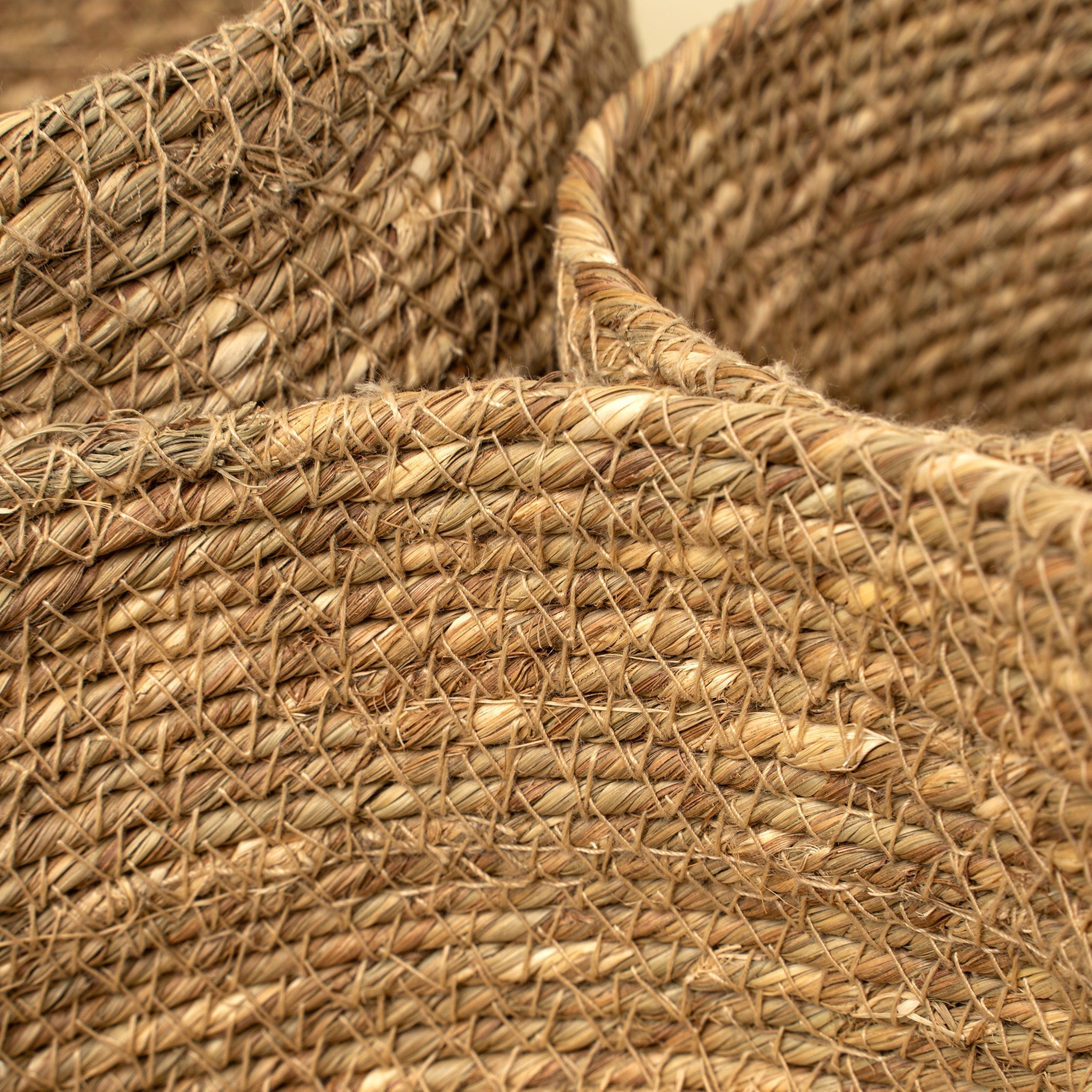 Panier décoratif tissés à la main en herbe de mer Costa | Lot de 5 | Indaba - Les Trouvailles de JustineIndaba Home