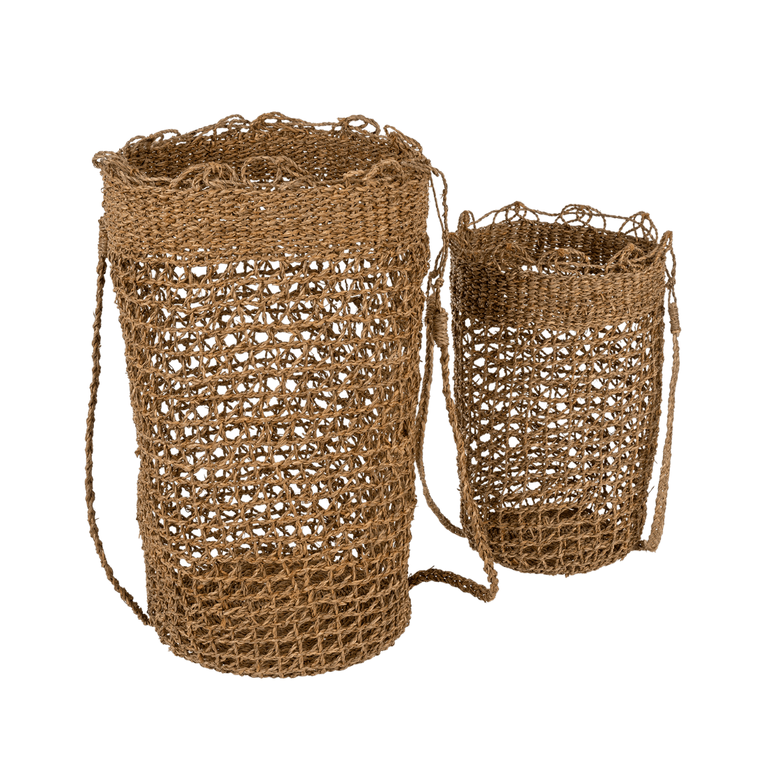 Paniers de Rangement Costa | Ensemble de 2 | Style Naturel et Polyvalent - Les Trouvailles de JustineIndaba Home