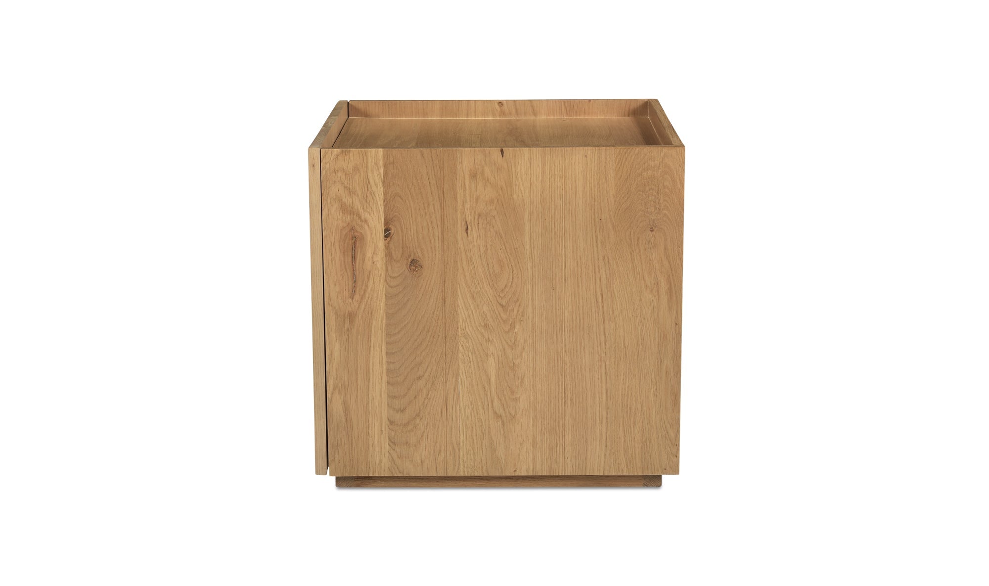 Lit Parana en bois massif avec tables de nuit | Chêne naturel | Design épuré