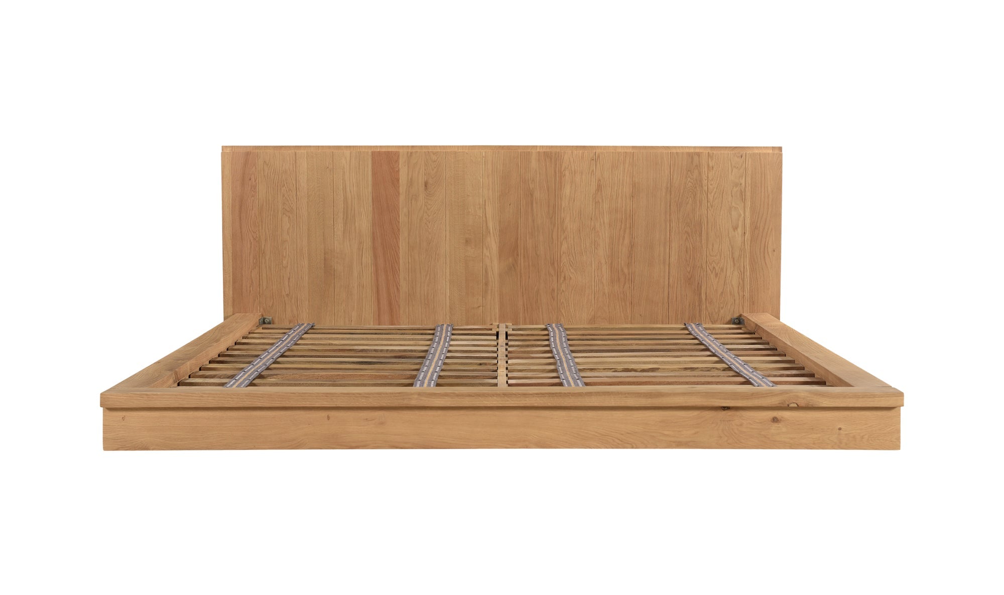 Lit Parana en bois massif avec tables de nuit | Chêne naturel | Design épuré