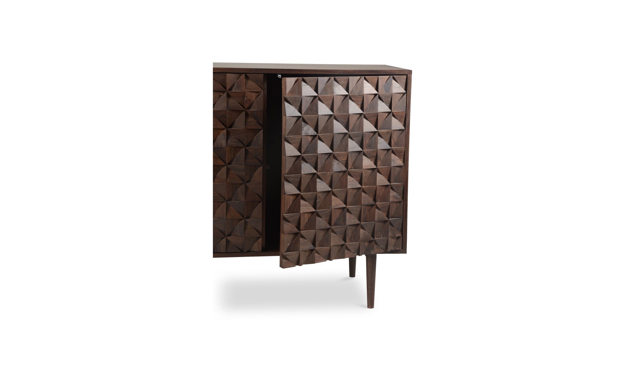 Phoenix Sheesham Wood 3-Door Sideboard | Mid-century style | Sustainable solid wood