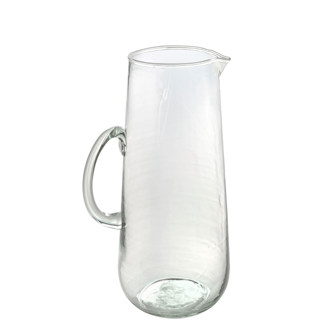 Pichet Ibiza Grand | Charme Organique en Verre Soufflé à la Main - Les Trouvailles de JustineIndaba Home