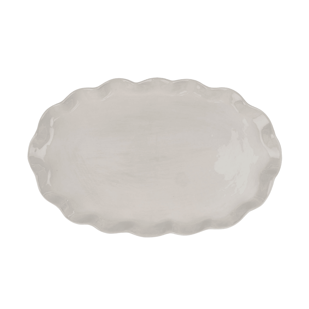 Plateau Festonné Calypso | Grand Format | Fait Main - Les Trouvailles de JustineIndaba Home