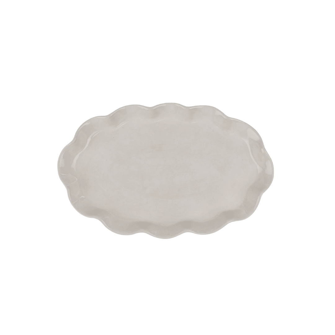 Plateau Festonné Calypso | Petit Format | Fait Main - Les Trouvailles de JustineIndaba Home